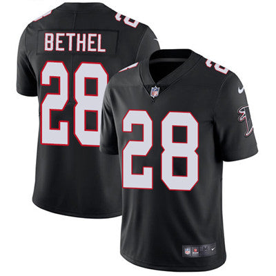 Nike Atlanta Falcons 28 Justin Bethel Black Alternate Mens Stitched Nfl Vapor Untouchable Limited Jersey
