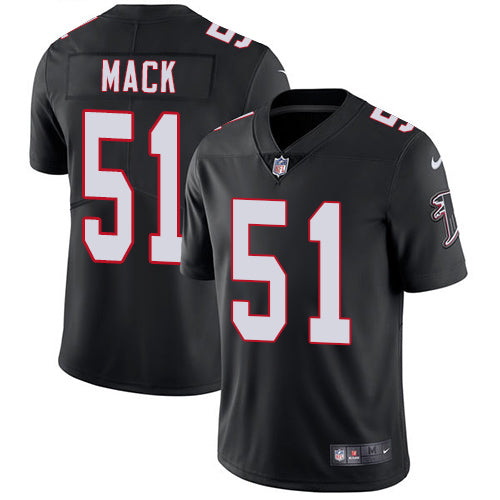 Nike Atlanta Falcons 51 Alex Mack Black Alternate Mens Stitched Nfl Vapor Untouchable Limited Jersey
