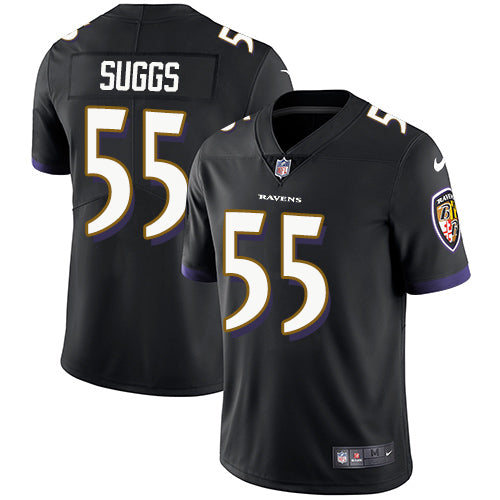 Nike Baltimore Ravens 55 Terrell Suggs Black Alternate Mens Stitched Nfl Vapor Untouchable Limited Jersey