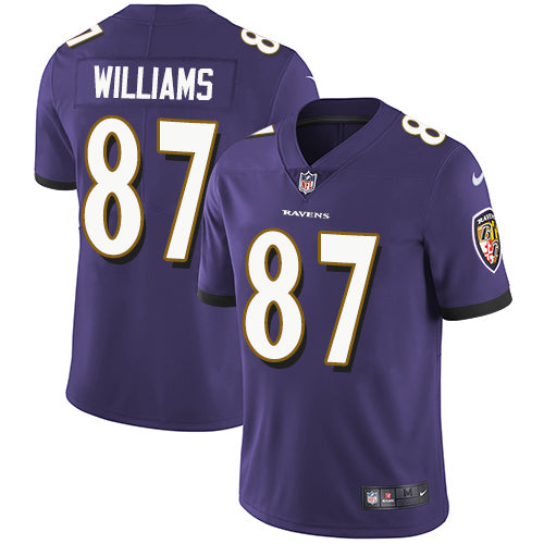 Nike Baltimore Ravens 87 Maxx Williams Purple Team Color Mens Stitched Nfl Vapor Untouchable Limited Jersey