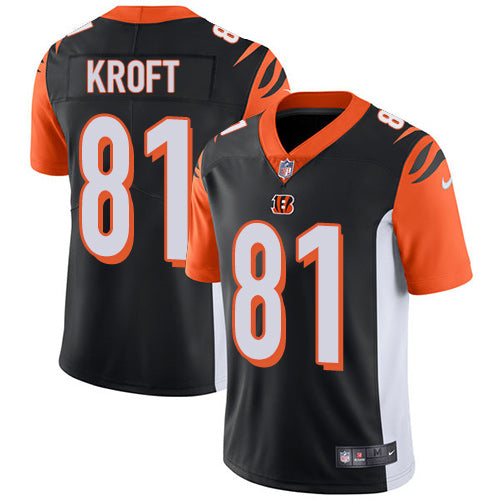 Nike Bengals 81 Tyler Kroft Black Team Color Mens Stitched Nfl Vapor Untouchable Limited Jersey