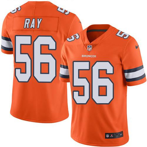 Nike Broncos 56 Shane Ray Orange Mens Stitched Nfl Limited Rush Jersey