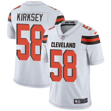 Nike Browns 58 Christian Kirksey White Mens Stitched Nfl Vapor Untouchable Limited Jersey