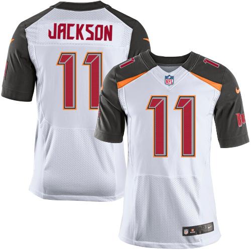 Nike Buccaneers 11 Desean Jackson White Mens Stitched Nfl New Elite Jersey