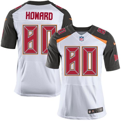 Nike Buccaneers 80 O J Howard White Mens Stitched Nfl New Elite Jersey