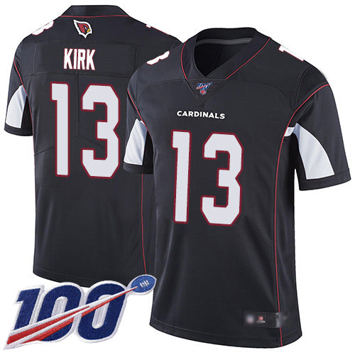 Nike Cardinals 13 Christian Kirk Black Alternate Mens Stitched Nfl 100th Season Vapor Limited Jersey