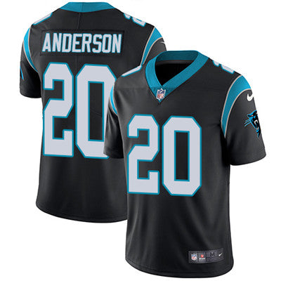 Nike Carolina Panthers 20 Cj Anderson Black Team Color Mens Stitched Nfl Vapor Untouchable Limited Jersey