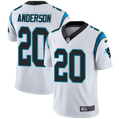 Nike Carolina Panthers 20 Cj Anderson White Mens Stitched Nfl Vapor Untouchable Limited Jersey