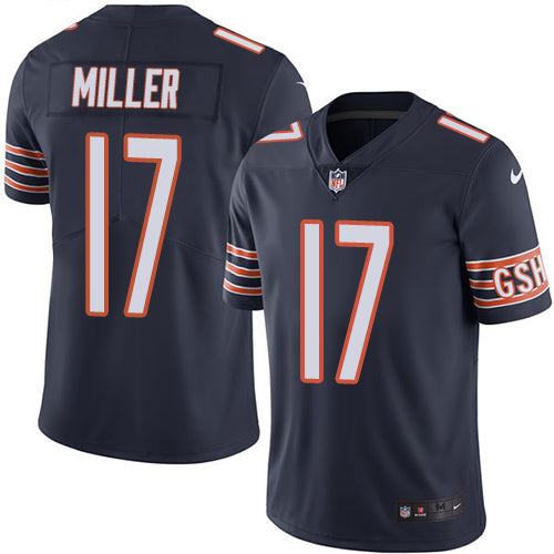 Nike Chicago Bears 17 Anthony Miller Navy Blue Team Color Mens Stitched Nfl Vapor Untouchable Limited Jersey