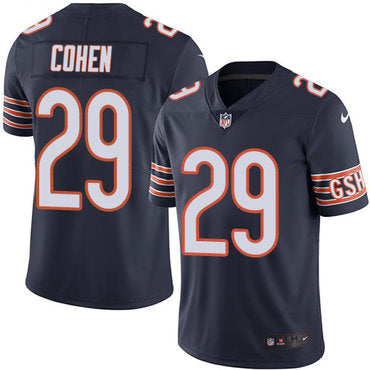 Nike Chicago Bears 29 Tarik Cohen Navy Blue Team Color Mens Stitched Nfl Vapor Untouchable Limited Jersey
