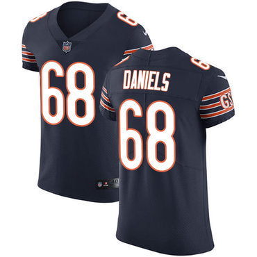 Nike Chicago Bears 68 James Daniels Navy Blue Team Color Mens Stitched Nfl Vapor Untouchable Elite Jersey