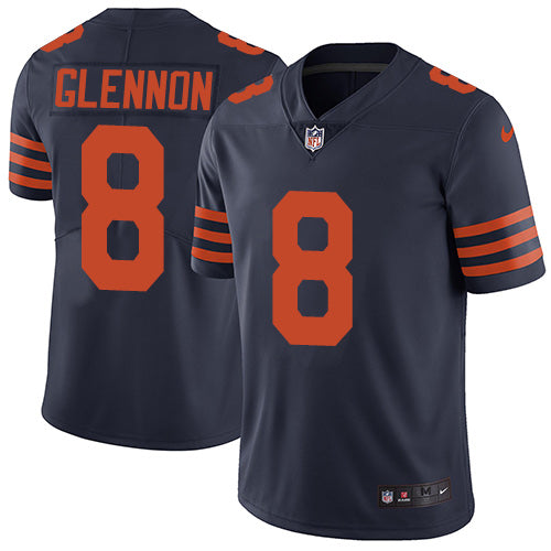 Nike Chicago Bears 8 Mike Glennon Navy Blue Alternate Mens Stitched Nfl Vapor Untouchable Limited Jersey