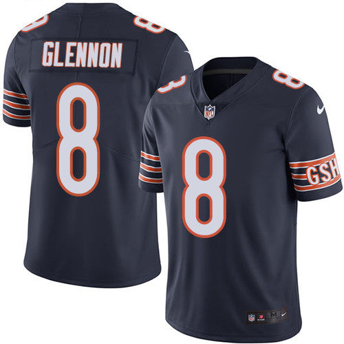 Nike Chicago Bears 8 Mike Glennon Navy Blue Team Color Mens Stitched Nfl Vapor Untouchable Limited Jersey