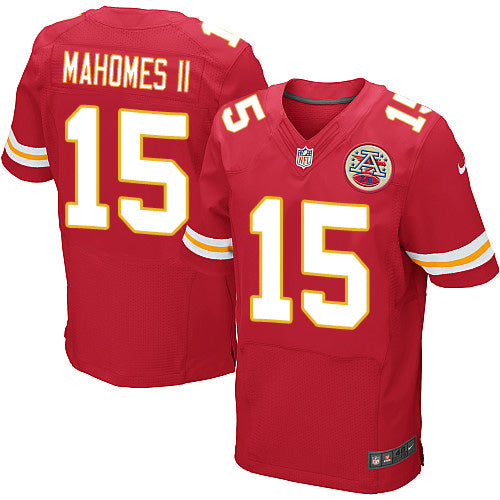Nike Chiefs 15 Patrick Mahomes Ii Red Team Color Mens Stitched Nfl Elite Jersey