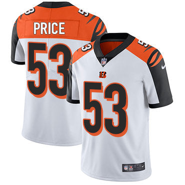 Nike Cincinnati Bengals 53 Billy Price White Mens Stitched Nfl Vapor Untouchable Limited Jersey