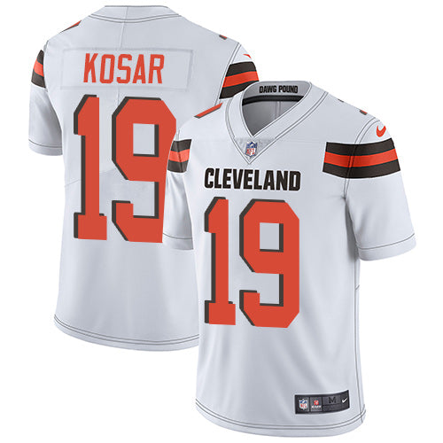Nike Cleveland Browns 19 Bernie Kosar White Mens Stitched Nfl Vapor Untouchable Limited Jersey