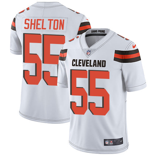 Nike Cleveland Browns 55 Danny Shelton White Mens Stitched Nfl Vapor Untouchable Limited Jersey