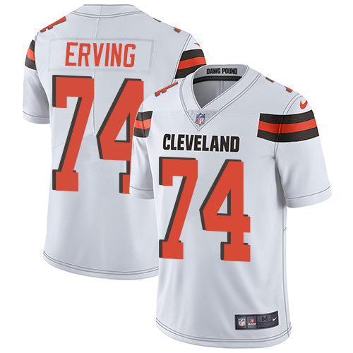 Nike Cleveland Browns 74 Cameron Erving White Mens Stitched Nfl Vapor Untouchable Limited Jersey