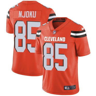 Nike Cleveland Browns 85 David Njoku Orange Alternate Mens Stitched Nfl Vapor Untouchable Limited Jersey