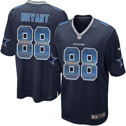 Nike Cowboys 88 Dez Bryant Navy Blue Team Color Mens Stitched Nfl Limited Strobe Jersey