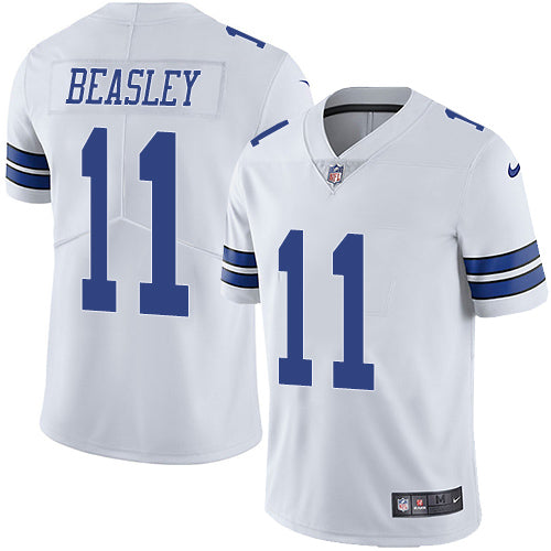 Nike Dallas Cowboys 11 Cole Beasley White Mens Stitched Nfl Vapor Untouchable Limited Jersey
