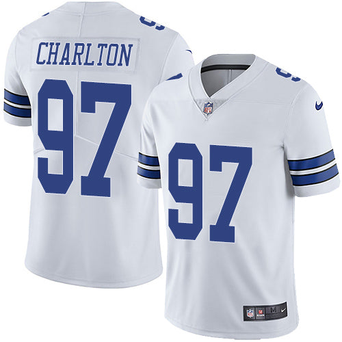 Nike Dallas Cowboys 97 Taco Charlton White Mens Stitched Nfl Vapor Untouchable Limited Jersey
