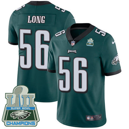 Nike Eagles 56 Chris Long Midnight Green Team Color Super Bowl Lii Champions Mens Stitched Nfl Vapor Untouchable Limited Jersey