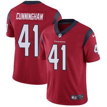 Nike Houston Texans 41 Zach Cunningham Red Alternate Mens Stitched Nfl Vapor Untouchable Limited Jerse