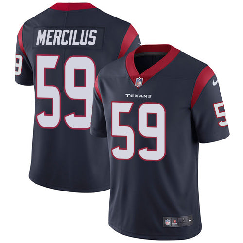 Nike Houston Texans 59 Whitney Mercilus Navy Blue Team Color Mens Stitched Nfl Vapor Untouchable Limited Jersey