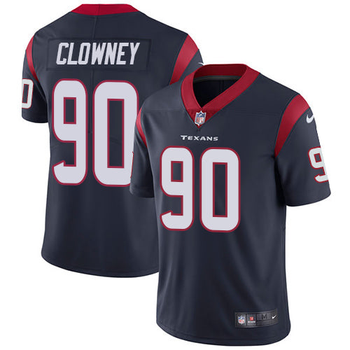 Nike Houston Texans 90 Jadeveon Clowney Navy Blue Team Color Mens Stitched Nfl Vapor Untouchable Limited Jersey