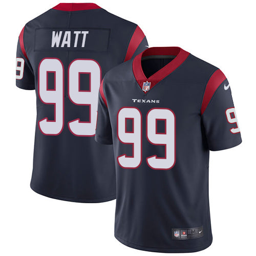 Nike Houston Texans 99 Jj Watt Navy Blue Team Color Mens Stitched Nfl Vapor Untouchable Limited Jersey