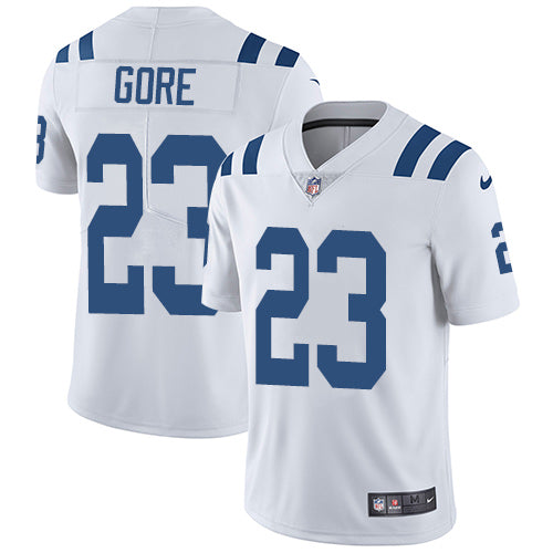 Nike Indianapolis Colts 23 Frank Gore White Mens Stitched Nfl Vapor Untouchable Limited Jersey