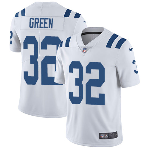 Nike Indianapolis Colts 32 Tj Green White Mens Stitched Nfl Vapor Untouchable Limited Jersey