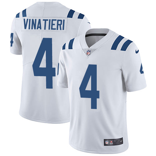 Nike Indianapolis Colts 4 Adam Vinatieri White Mens Stitched Nfl Vapor Untouchable Limited Jersey