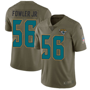 Nike Jacksonville Jaguars 56 Dante Fowler Jr Olive Mens Stitched Nfl Limited 2017 Salute To Service Jersey