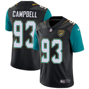 Nike Jacksonville Jaguars 93 Calais Campbell Black Alternate Mens Stitched Nfl Vapor Untouchable Limited Jersey