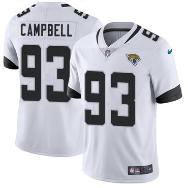 Nike Jacksonville Jaguars 93 Calais Campbell White Mens Stitched Nfl Vapor Untouchable Limited Jersey