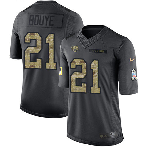 Nike Jaguars 21 Aj Bouye Black Mens Stitched Nfl Limited 2016 Salute To Service Jersey