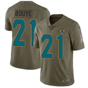 Nike Jaguars 21 Aj Bouye Olive Mens Stitched Nfl Limited 2017 Salute To Service Jersey