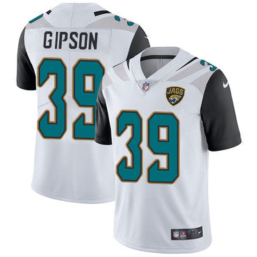 Nike Jaguars 39 Tashaun Gipson White Mens Stitched Nfl Vapor Untouchable Limited Jersey