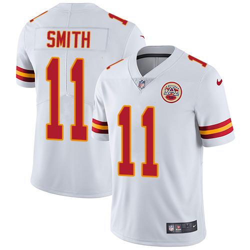 Nike Kansas City Chiefs 11 Alex Smith White Mens Stitched Nfl Vapor Untouchable Limited Jersey