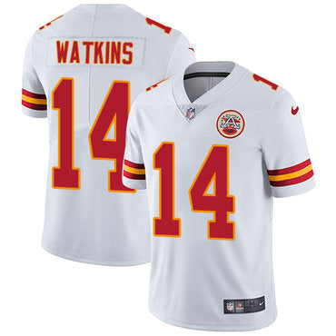 Nike Kansas City Chiefs 14 Sammy Watkins White Mens Stitched Nfl Vapor Untouchable Limited Jersey