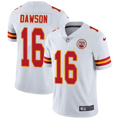 Nike Kansas City Chiefs 16 Len Dawson White Mens Stitched Nfl Vapor Untouchable Limited Jersey