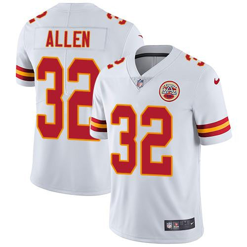 Nike Kansas City Chiefs 32 Marcus Allen White Mens Stitched Nfl Vapor Untouchable Limited Jersey