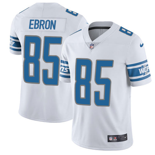 Nike Lions 85 Eric Ebron White Mens Stitched Nfl Limited Jersey