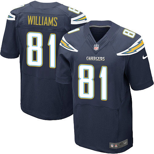 Nike Los Angeles Chargers 81 Mike Williams Navy Blue Team Color Mens Stitched Nfl New Elite Jersey