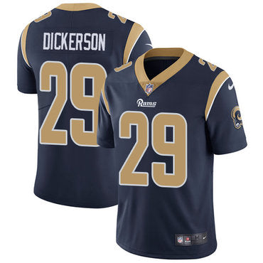 Nike Los Angeles Rams 29 Eric Dickerson Navy Blue Team Color Mens Stitched Nfl Vapor Untouchable Limited Jersey