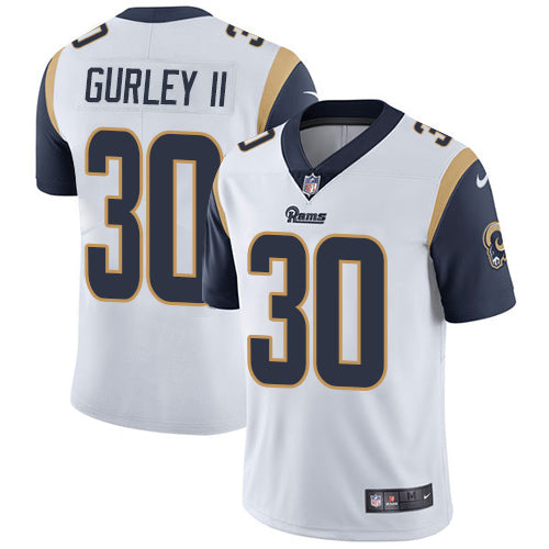 Nike Los Angeles Rams 30 Todd Gurley Ii White Mens Stitched Nfl Vapor Untouchable Limited Jersey