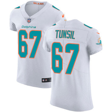 Nike Miami Dolphins 67 Laremy Tunsil White Mens Stitched Nfl Vapor Untouchable Elite Jersey