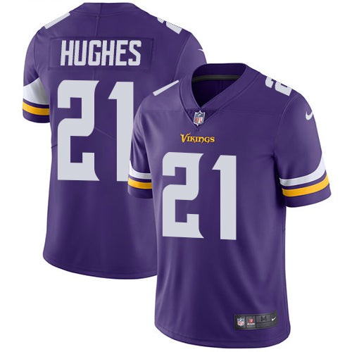 Nike Minnesota Vikings 21 Mike Hughes Purple Team Color Mens Stitched Nfl Vapor Untouchable Limited Jersey